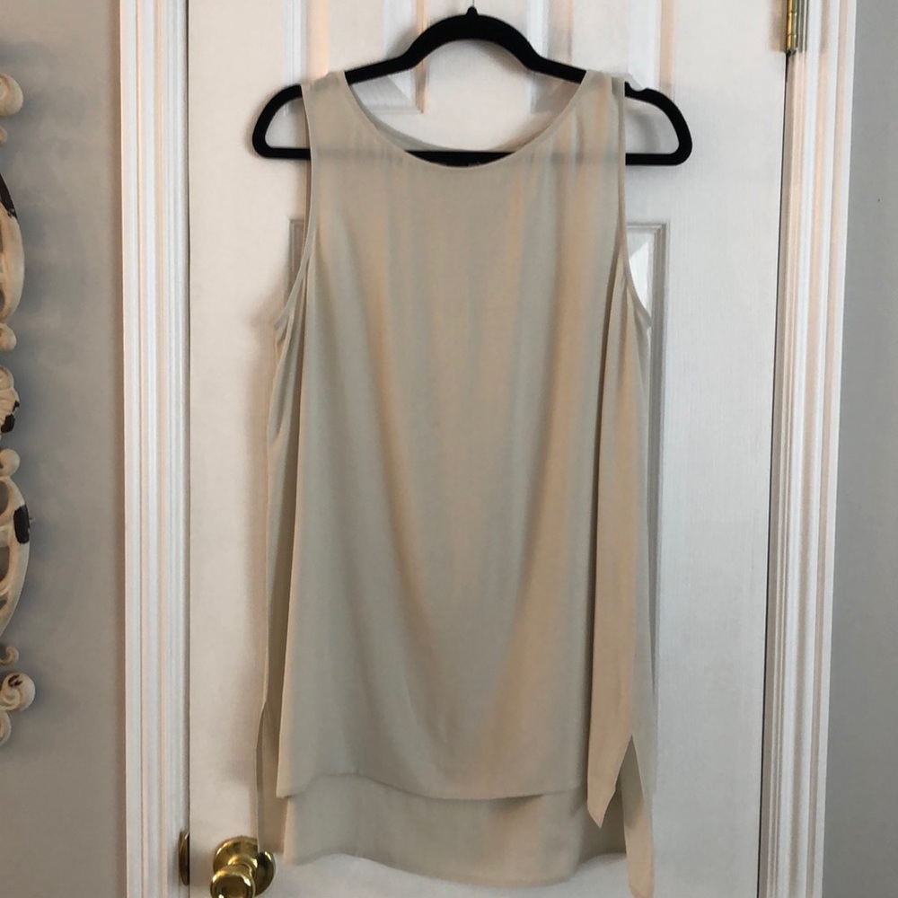Eileen Fisher Grey Silk Tunic
